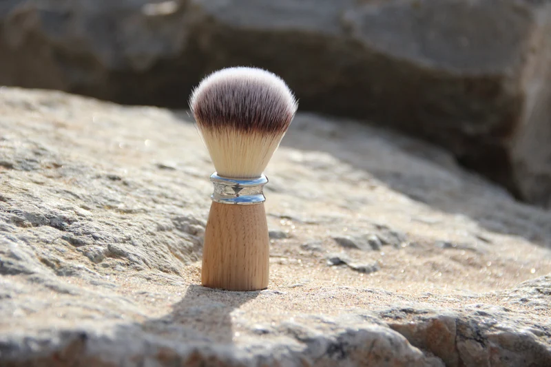Blaireau rasage en bois Caliquo