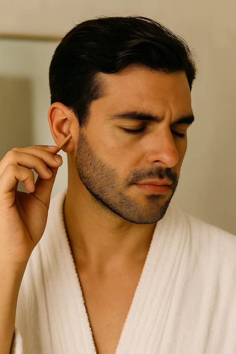 Cure oreille en bois