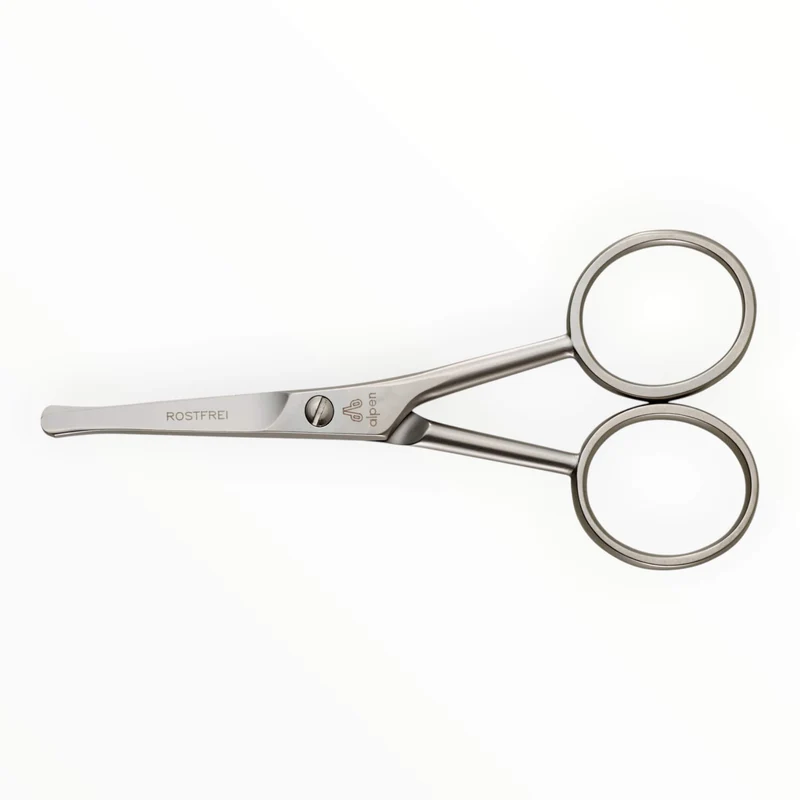 Grooming Saxar för öron- och näshår, rostfritt stål, 10 cm