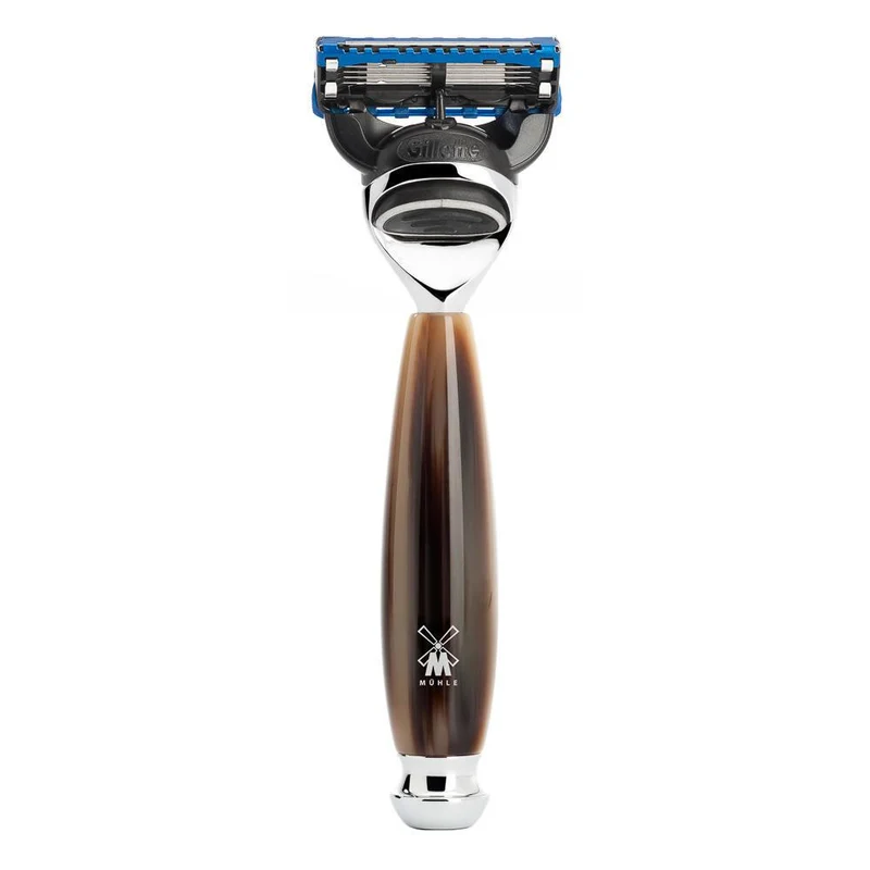 MÜHLE VIVO Gillette® Fusion™ Razor, Horn Brown