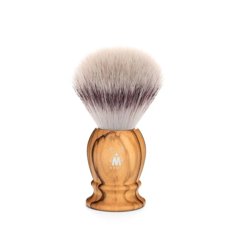 MÜHLE CLASSIC Shaving Brush, Silvertip Fibre®, Olive Wood, Small