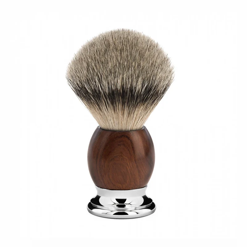 MÜHLE SOPHIST Shaving Brush, Silvertip Badger, Ironwood