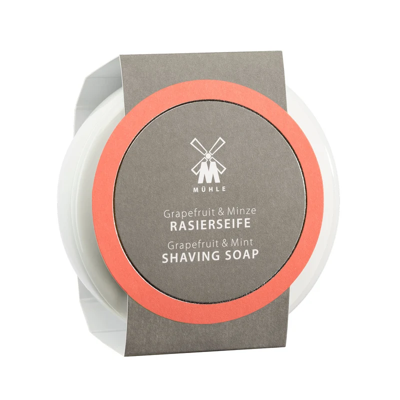 MÜHLE SHAVECARE Shaving Bowl w/ Shave Soap, Porcelain, Grapefruit & Mint
