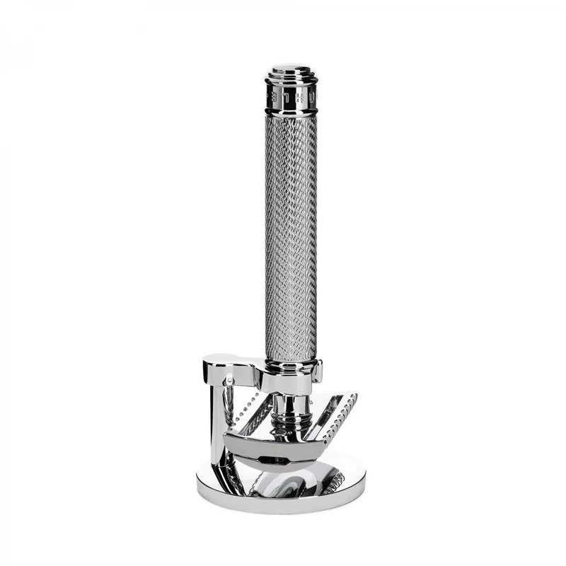 MÜHLE TRADITIONAL Safety Razor & Stand, Open Comb