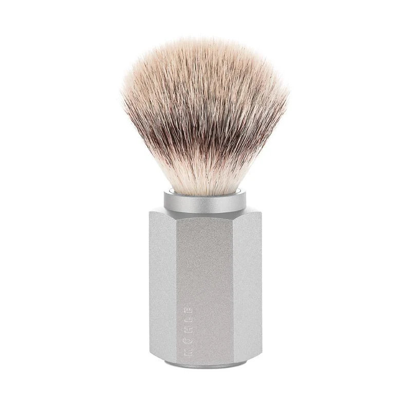 MÜHLE HEXAGON Shaving Brush, Silvertip Fibre®, Pure