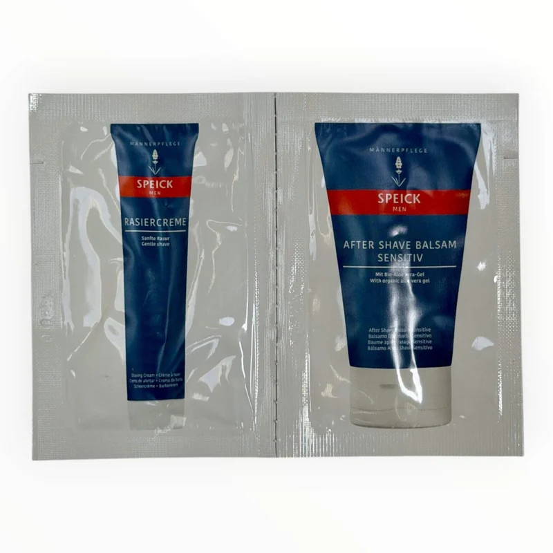 Men rakkräm & Aftershave-balsam, prover, 2 x 3 ml.
