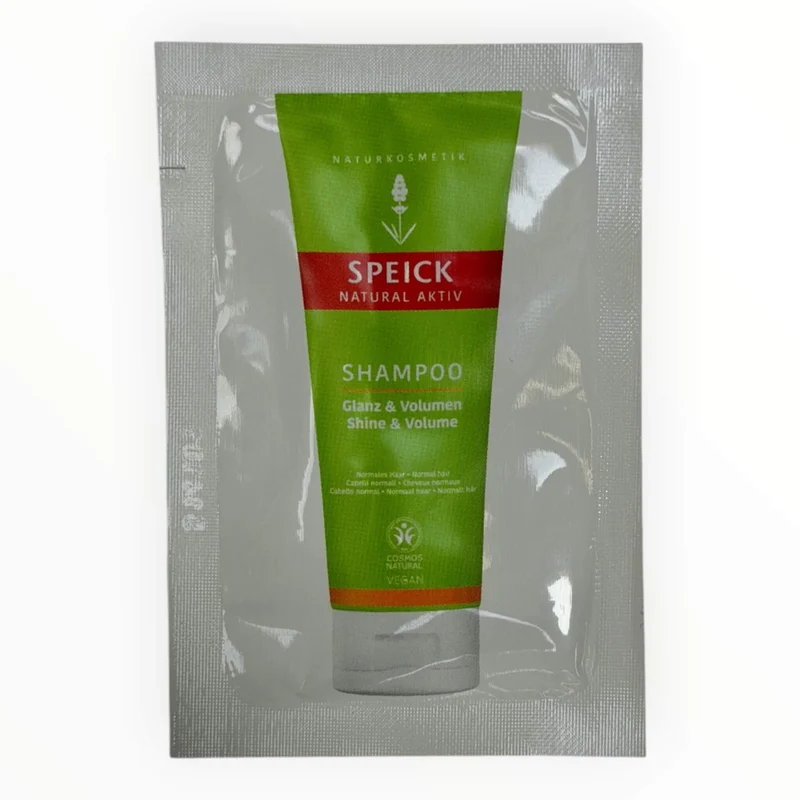 Natural Active Schampo, Glans & Volym, provförpackning, 6 ml.