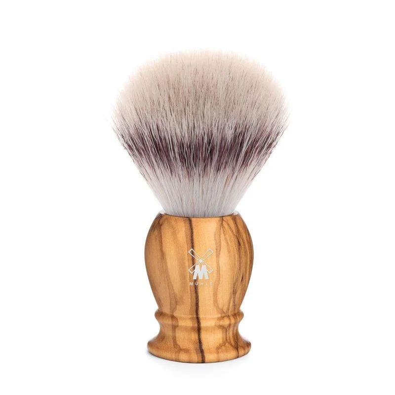 MÜHLE CLASSIC Shaving Brush, Silvertip Fibre®, Olive Wood, Medium