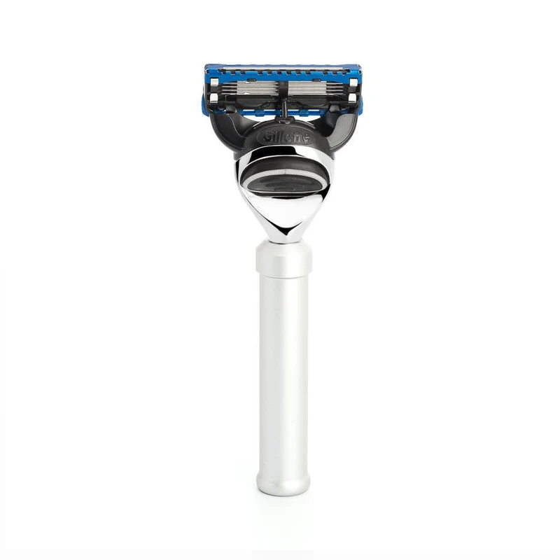 MÜHLE TRAVEL Razor, Gillette® Fusion™ Razor, Silver Anodized Aluminum