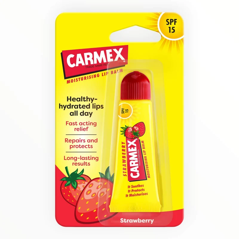 Läppbalsam, Strawberry Tube, SPF 15, 10 g.