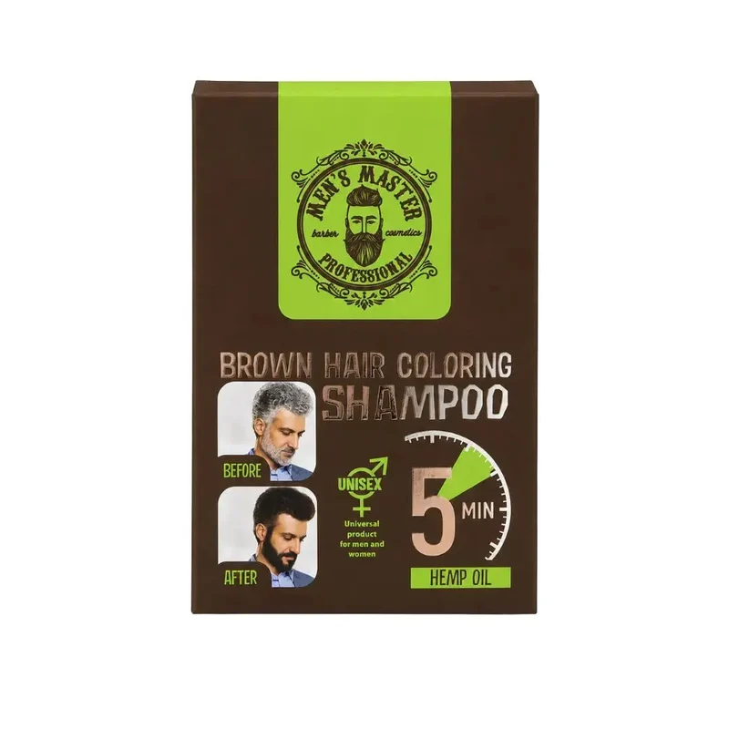Men's Master Brown Hair Coloring Shampoo
