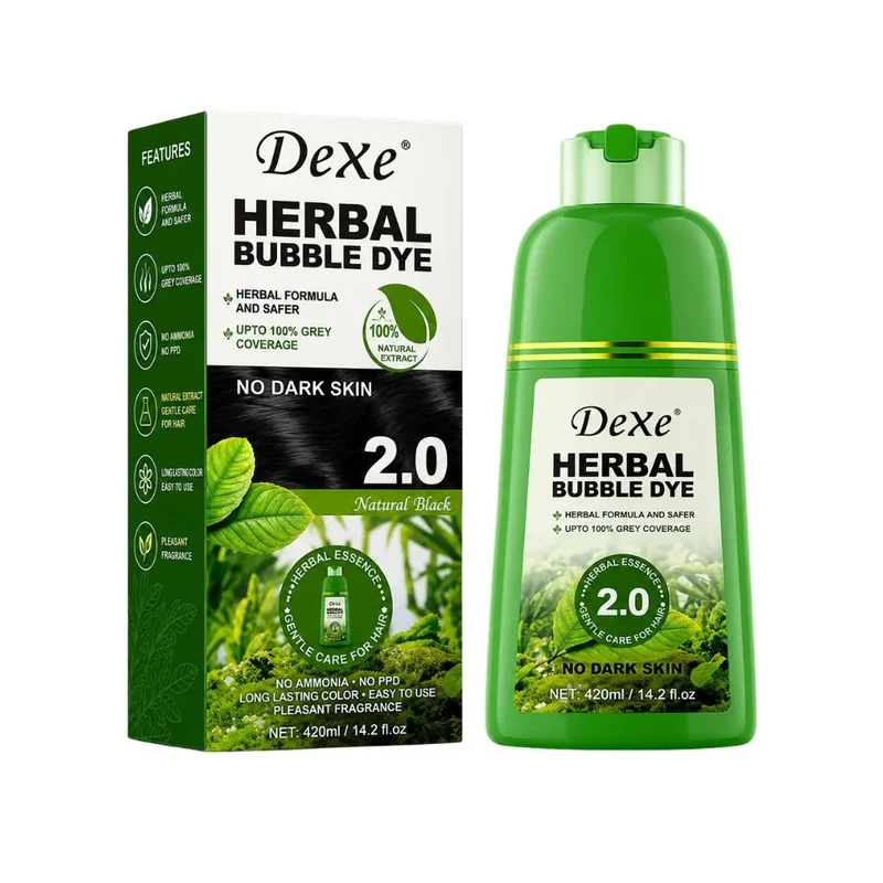 Dexe Herbal Bubble Dye 2.0 Natural Black 420 ml