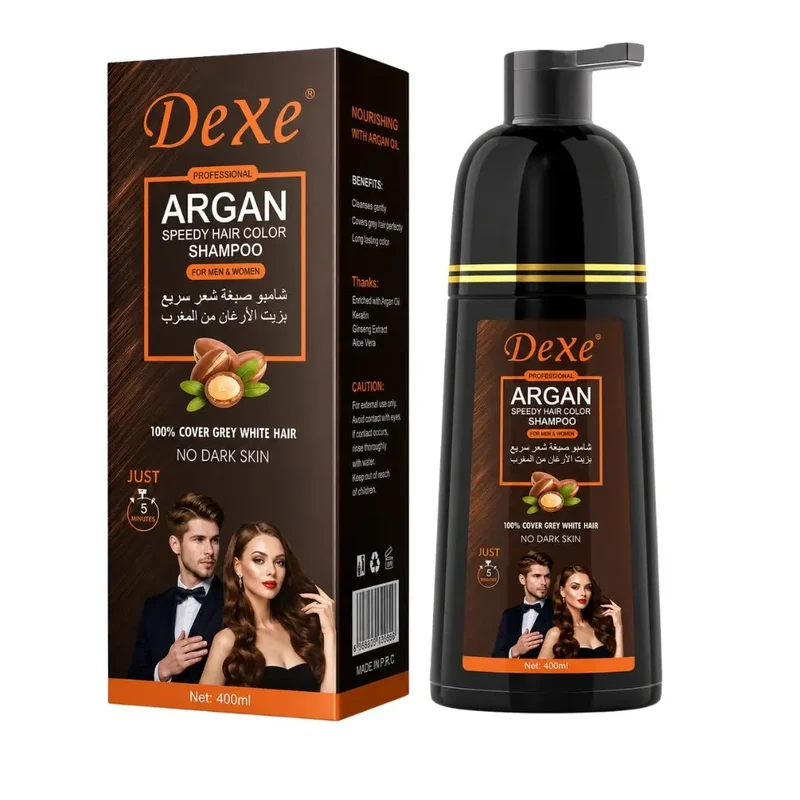 Dexe Argan Speedy Hair Shampoo 400 ml – Brun