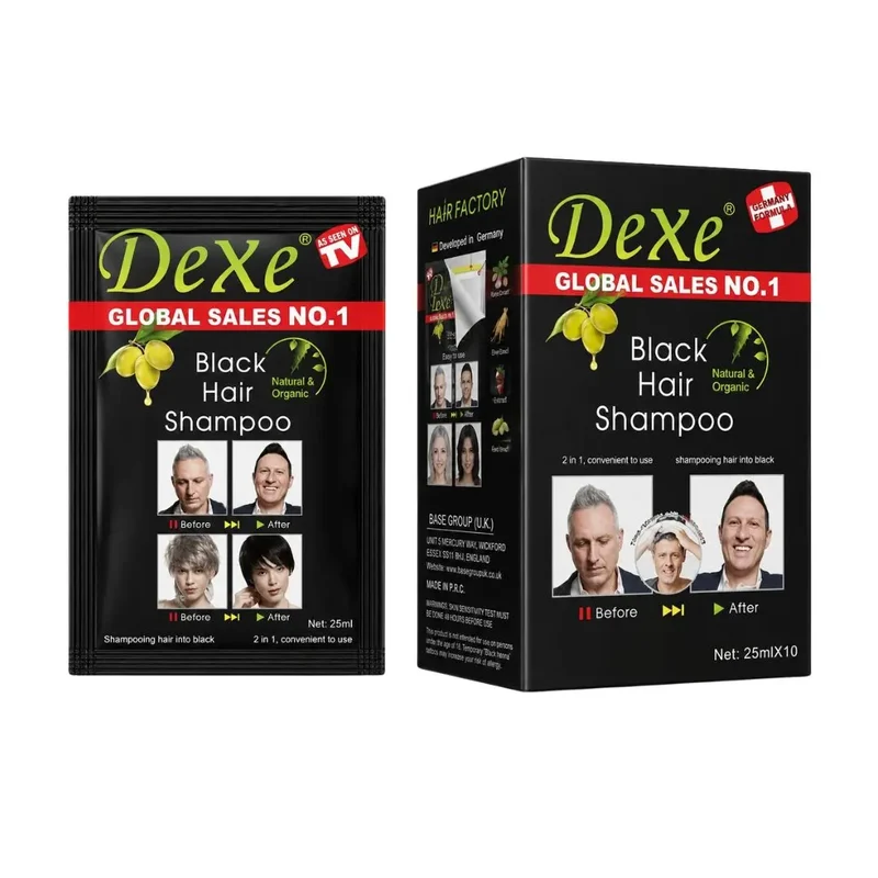 Dexe Black Hair Shampoo 10 x 25 ml