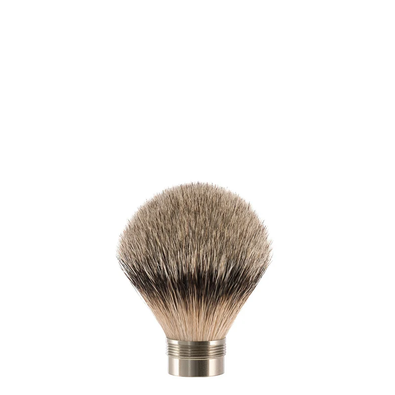 MÜHLE Replacement Shaving Brush Head, Silvertip Badger, SOPHIST Series