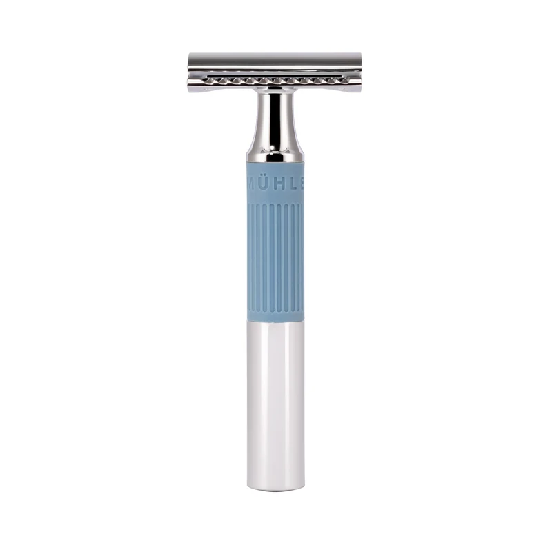 MÜHLE NEO Safety Razor, Closed Comb, Glacier Blue