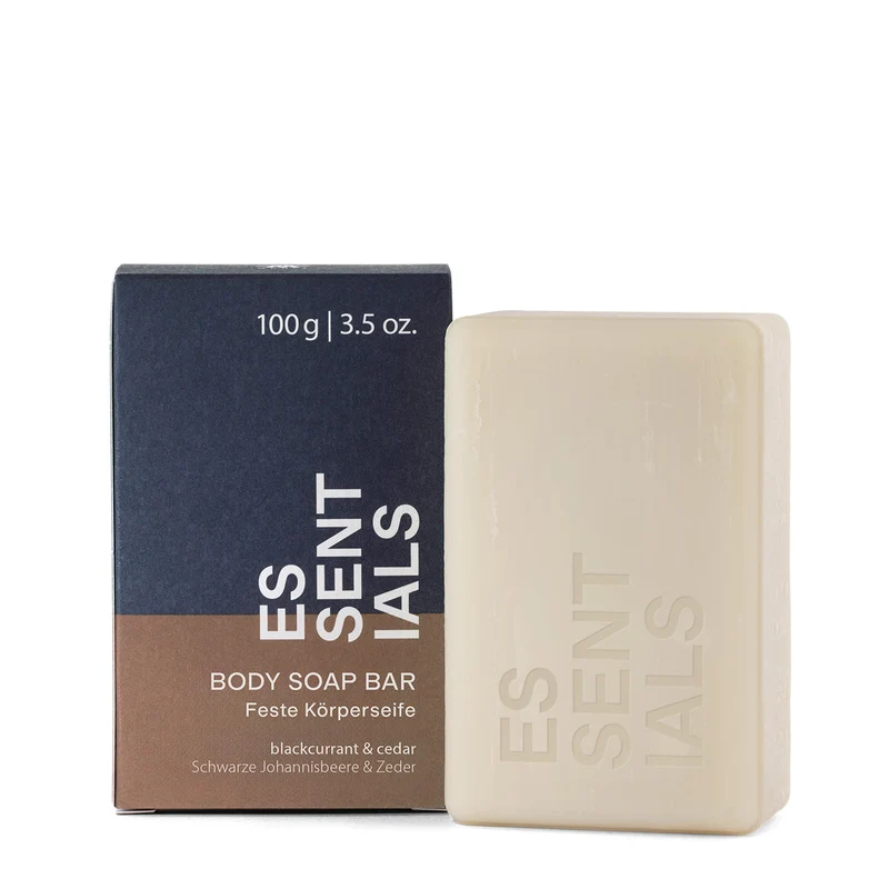 MÜHLE ESSENTIALS Body Soap Bar, Black Currant & Cedar