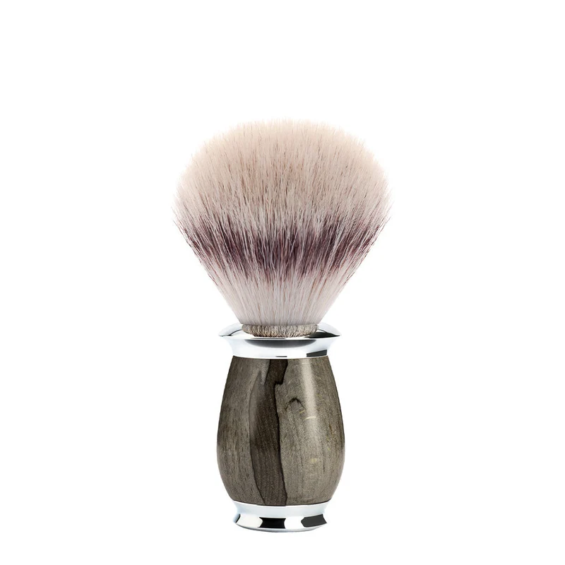 MÜHLE PURIST Shaving Brush, Silvertip Fibre®, Grained Beech