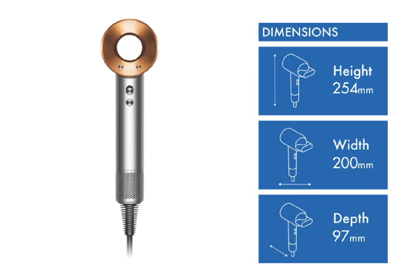 Dyson Supersonic Hair Dryer Origin Nickel / Copper