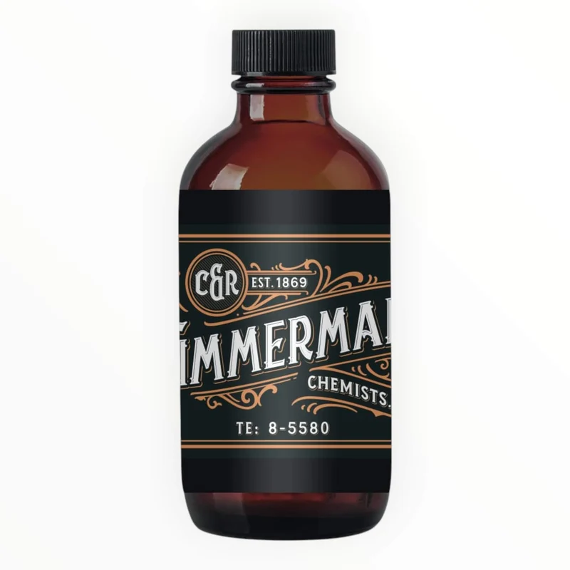 Aftershave, Timmermann Black, 118 ml.