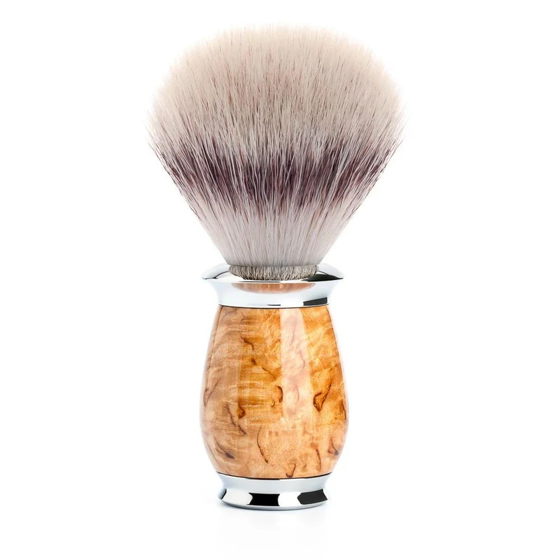 MÜHLE PURIST Shaving Brush, Silvertip Fibre®, Karelian Masur Birch