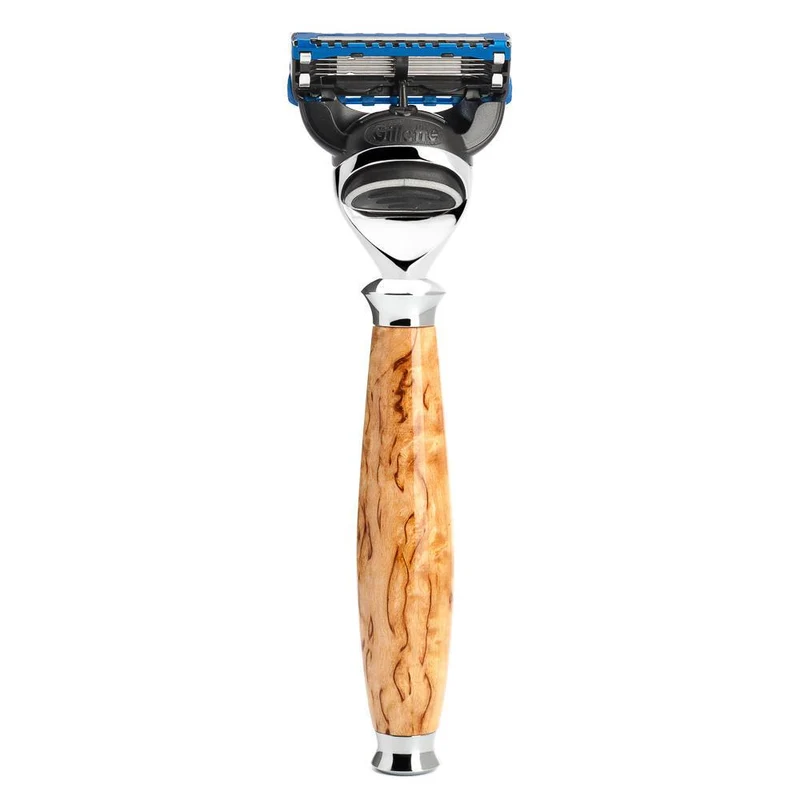 MÜHLE PURIST Gillette® Fusion™ Razor, Karelian Masur Birch