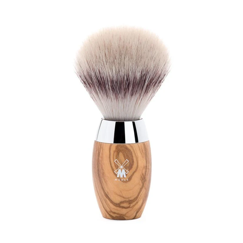 MÜHLE KOSMO Shaving Brush, Silvertip Fibre®, Olive Wood