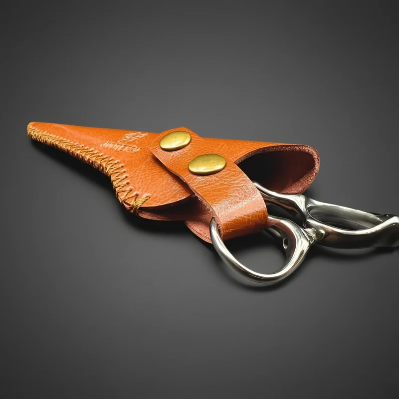 Juntetsu Premium Single Scissor Protector - Handsytt läder