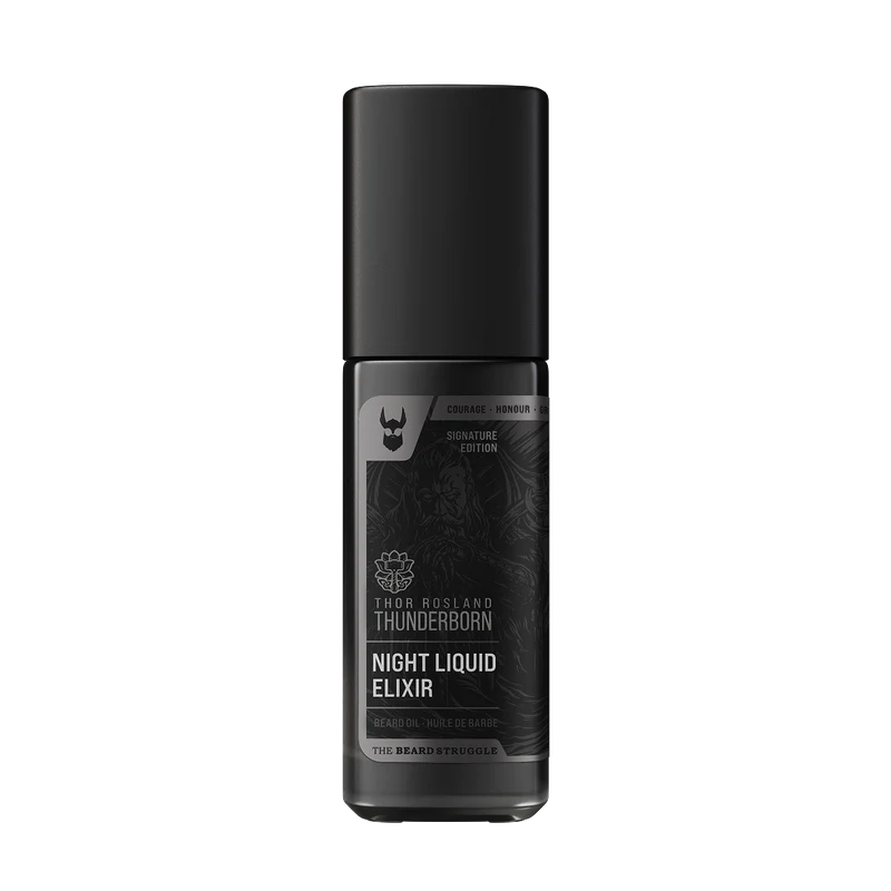 Night Liquid Elixir Beard Oil - Thunderborn