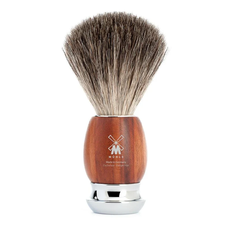 MÜHLE VIVO Shaving Brush, Pure Badger, Plum Tree