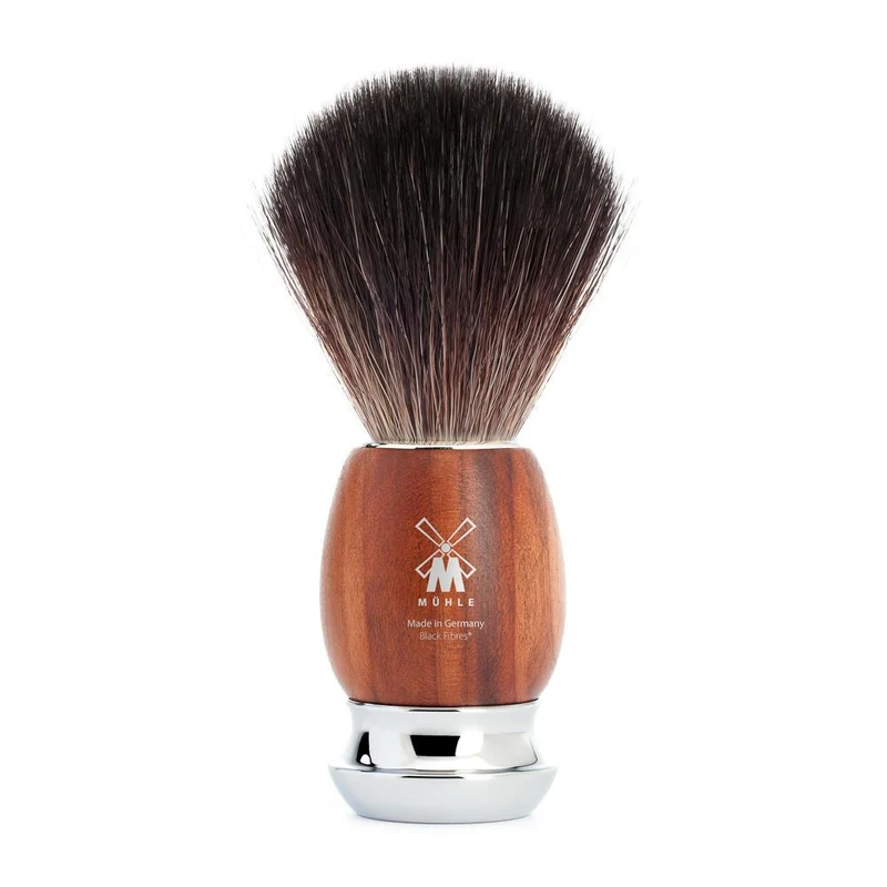 MÜHLE VIVO Shaving Brush, Black Fibre, Plum Tree
