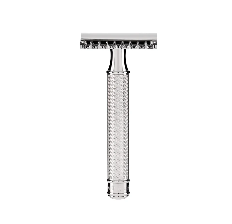 MÜHLE TRADITIONAL Safety Razor, Chrome-Plated Metal, Open Comb