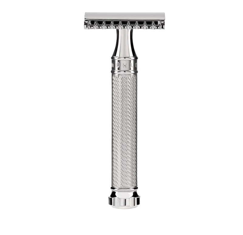 MÜHLE TRADITIONAL Safety Razor, Twist, Chrome-Plated Metal, Open Comb