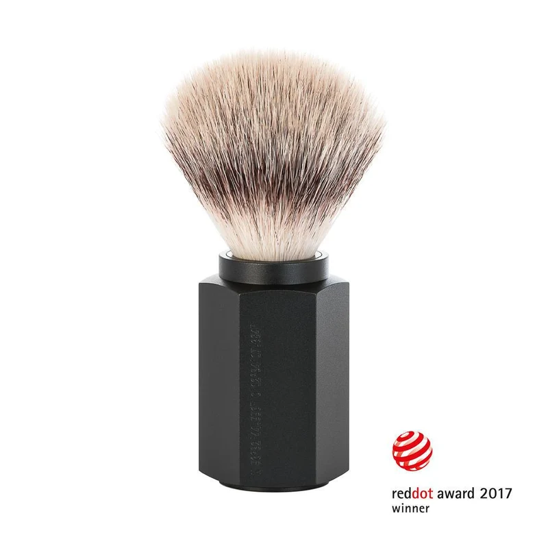MÜHLE HEXAGON Shaving Brush, Silvertip Fibre®, Graphite