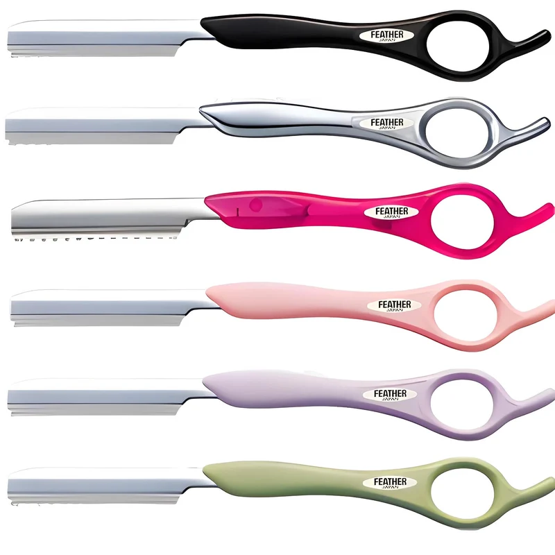 Feather Styling & Texturizing Razor Kort handtag
