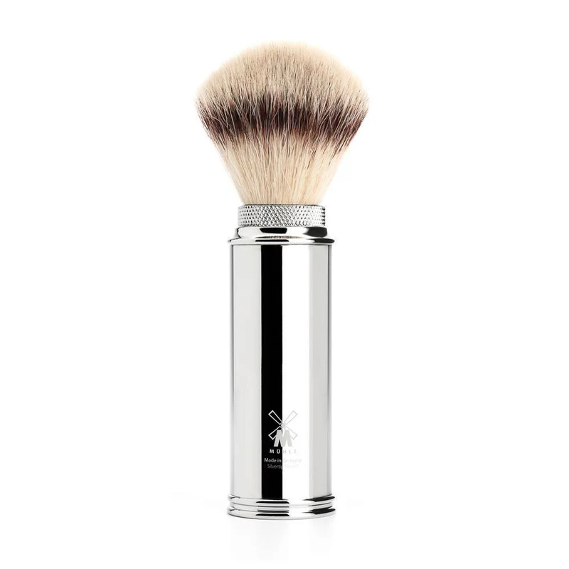 MÜHLE TRAVEL Shaving Brush, Silvertip Fibre®, Chrome