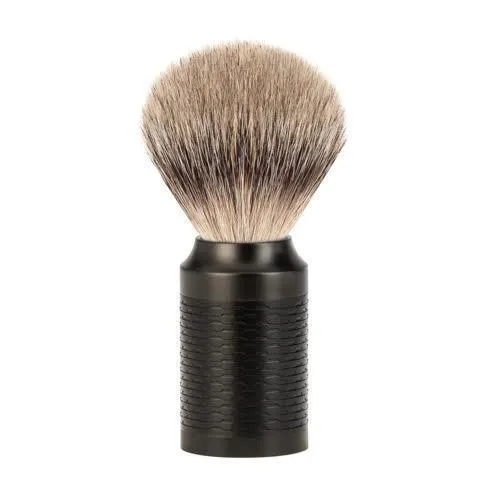 MÜHLE ROCCA Shaving Brush, Silvertip Badger, Jet