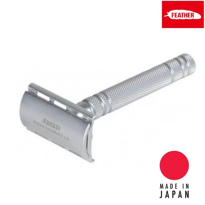 Feather AS-D2 Säkerhetshyvel i rostfritt stål: FEATHER Safety Razor Japan