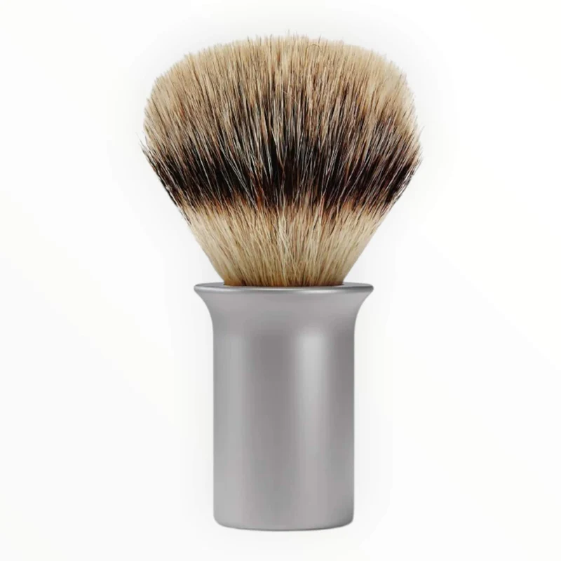 Rakborste, syntetisk silvertip, klassisk matt