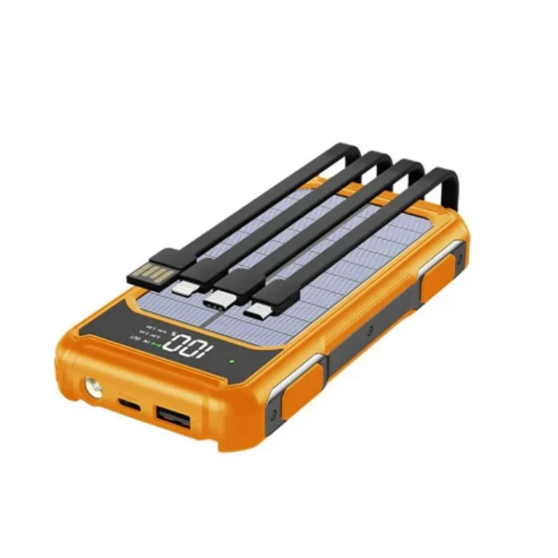 Fleksibel Solenergi Power Bank – Oplad Dine Enheder Sikkert