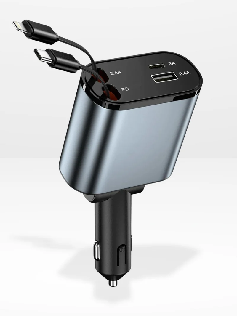 Fleksibel 4-Port Biloplader med Hurtigopladning