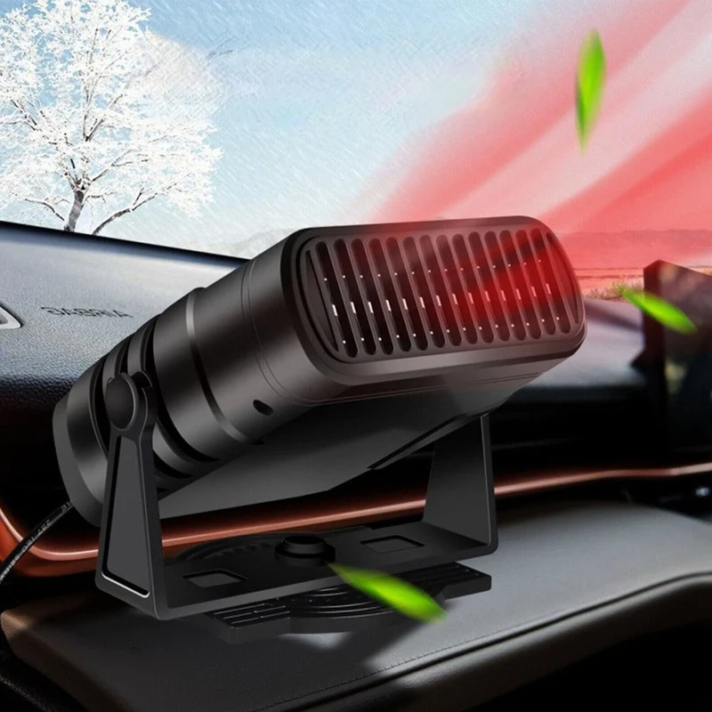 Bærbar 12V Bilvarmer og Ventilator til Året Rundt Komfort