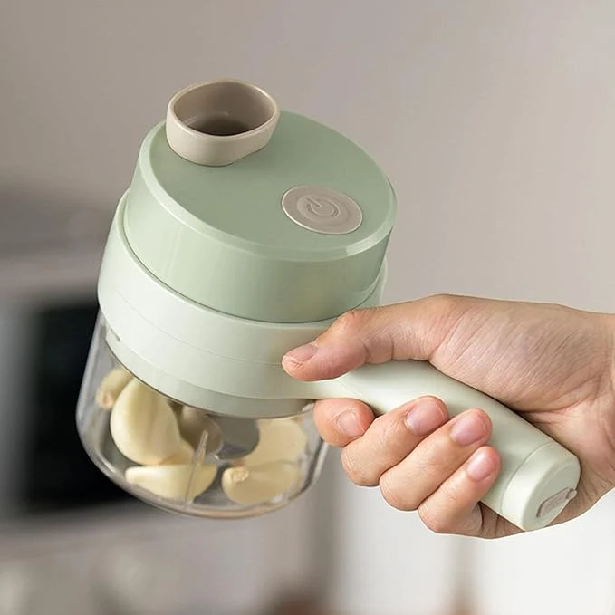 Bærbar Elektrisk Grøntsagshakker til Friske Ingredienser