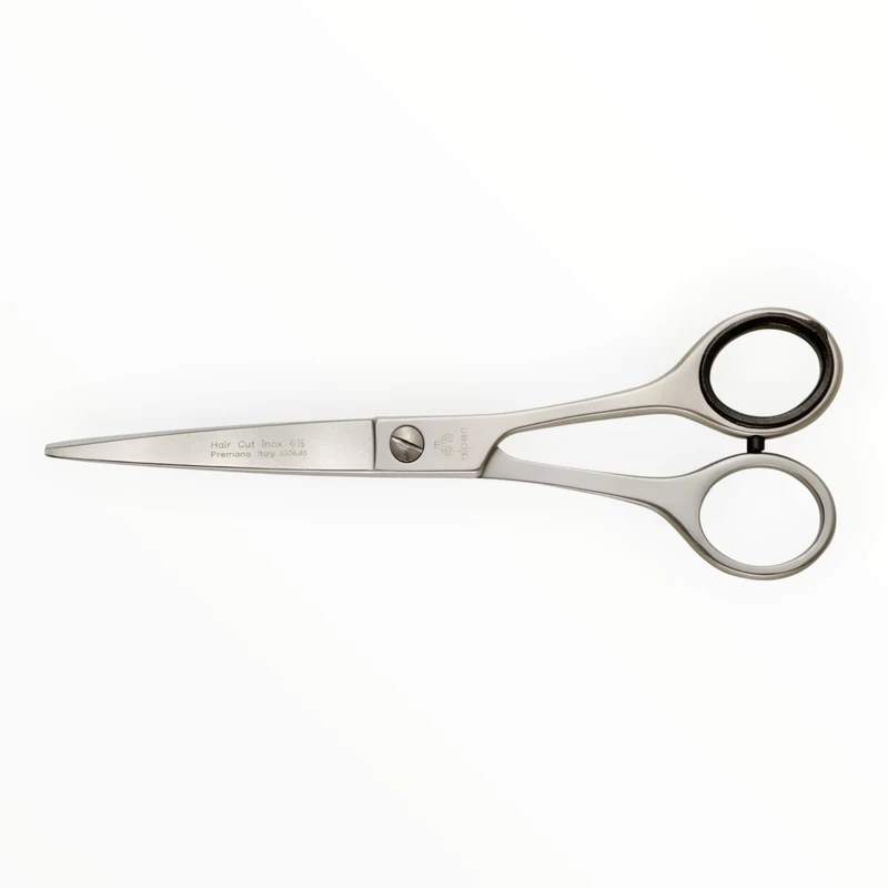 Frisörsax, Micro Serration, rostfritt stål, 17 cm.