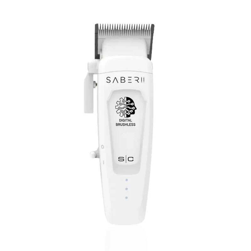 StyleCraft Saber 2 – professionell klippmaskin, vit