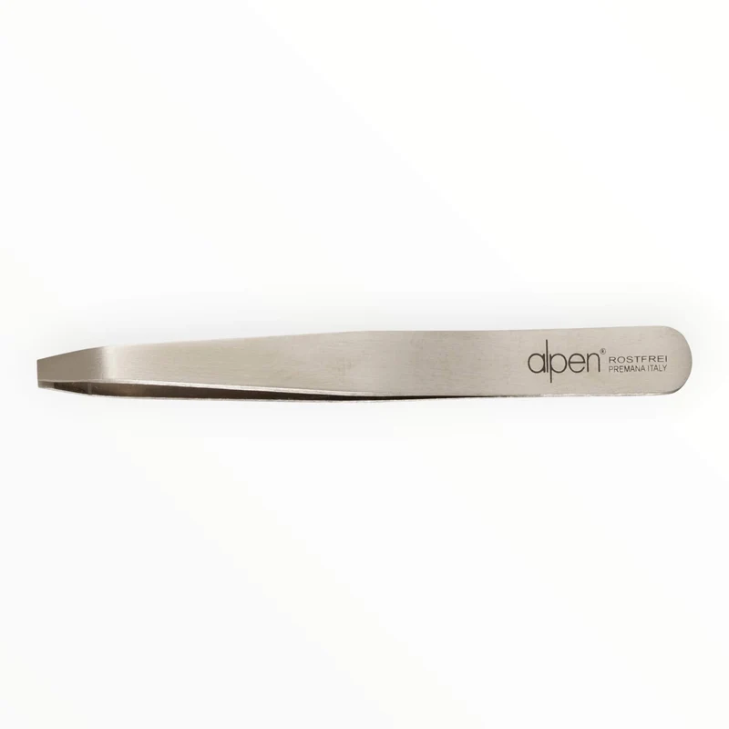 Pincett, rak, rostfritt stål, 10 cm.
