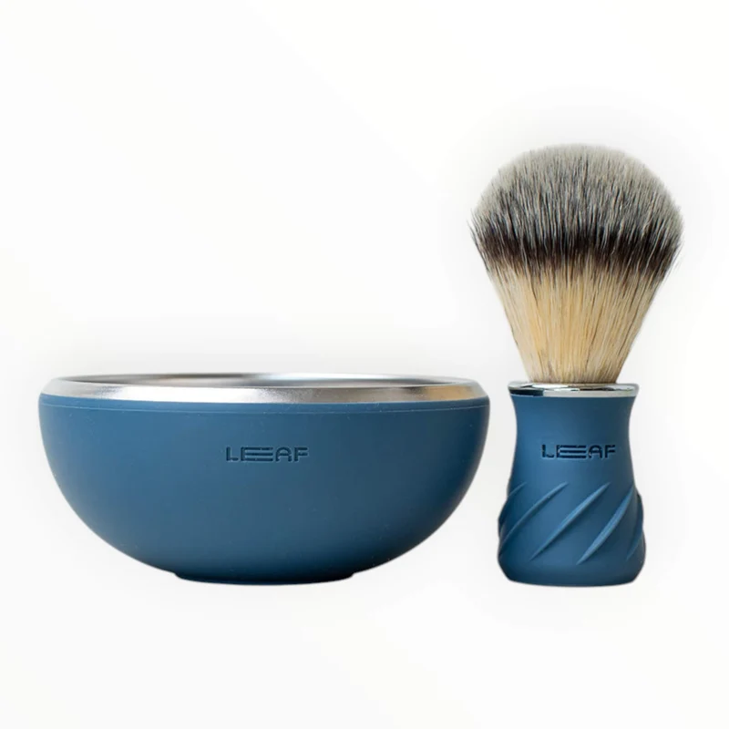 Set med Rakborste & Rakskål, Glacier
