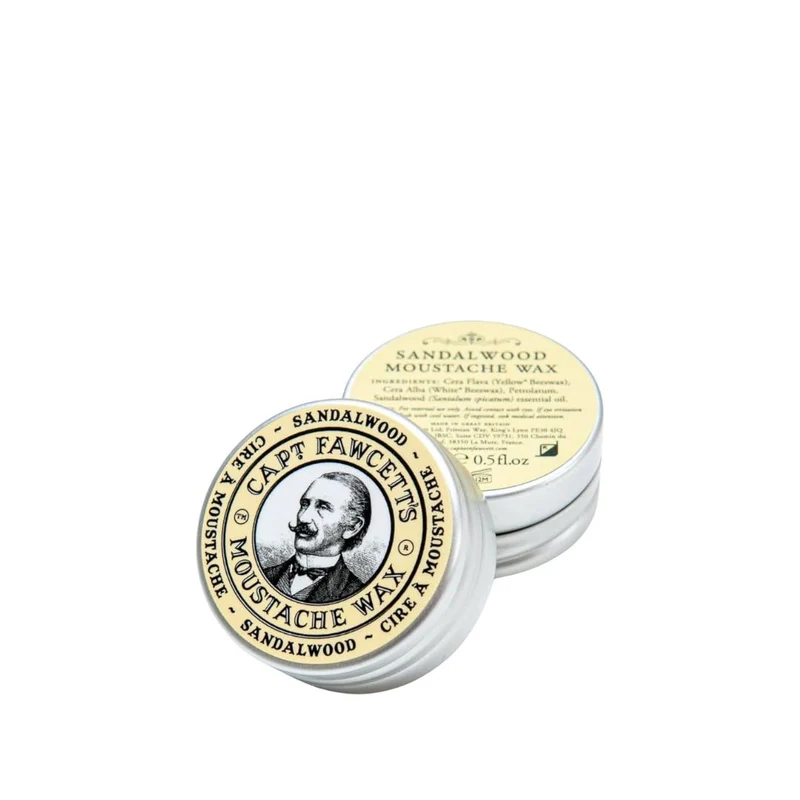 Captain Fawcett Moustache Wax Sandalwood 15ml