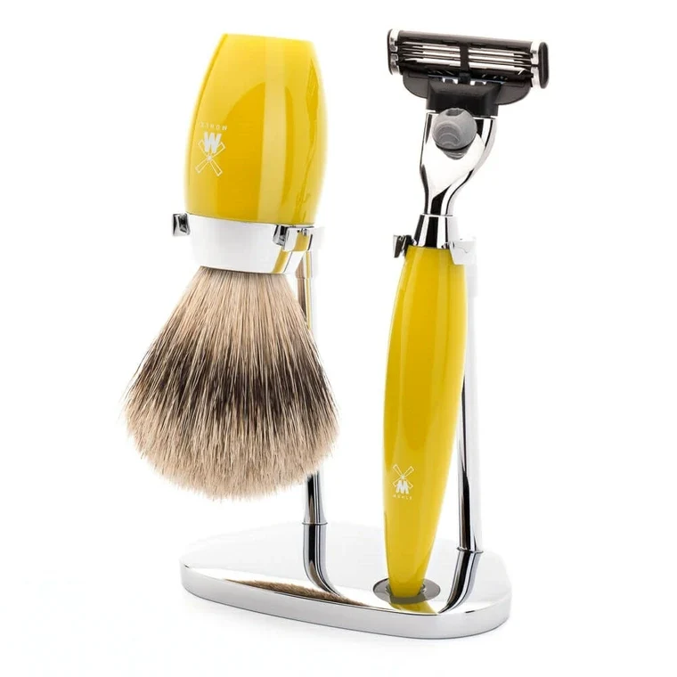 Mühle shave set resin yellow