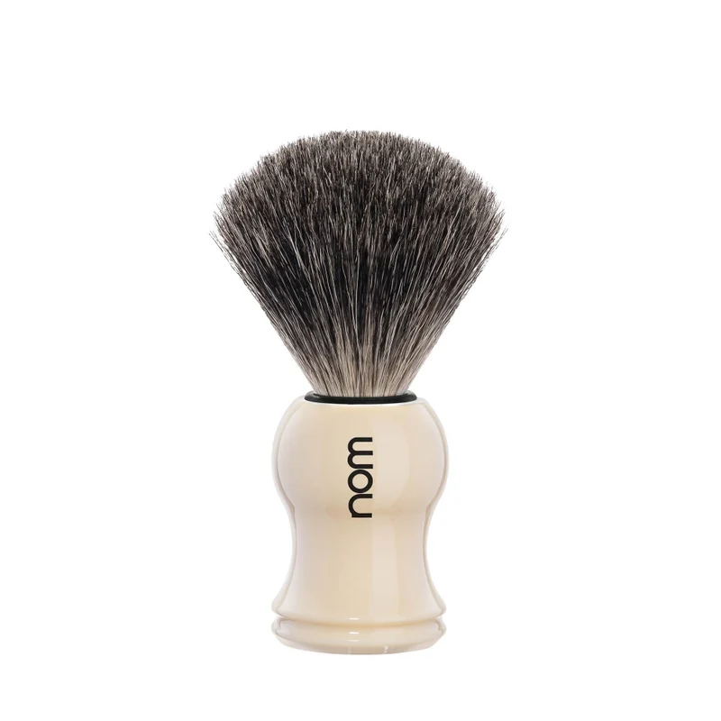 shaving brush NOM plastic creme